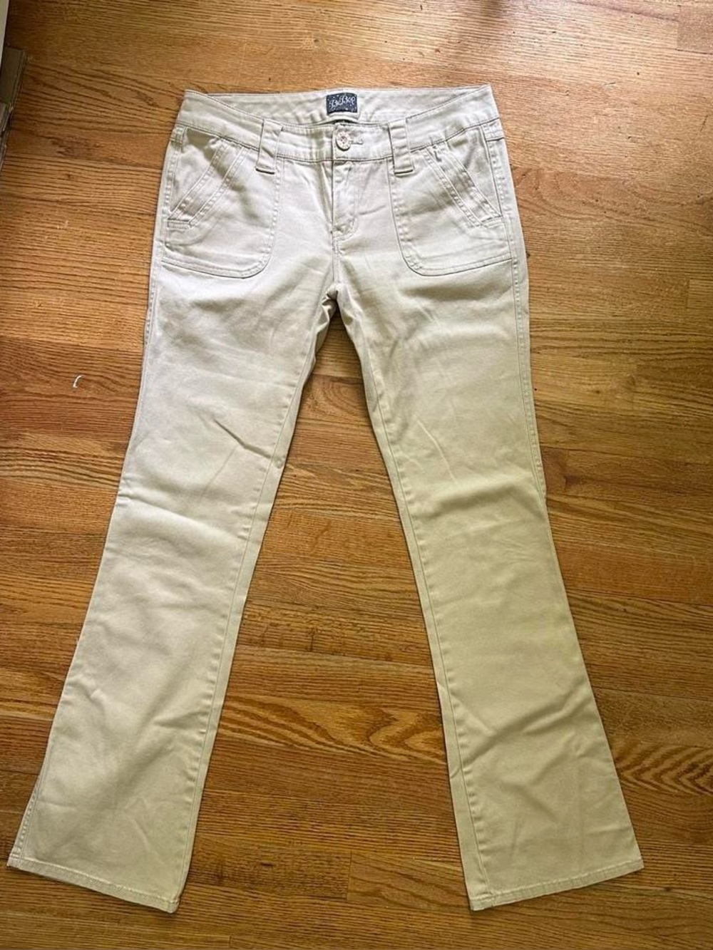 Y2K BeBop khaki low rise flares